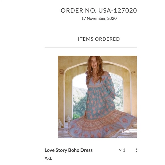 Spell Love Story Boho Dress NWT XXL - Picture 2 of 7